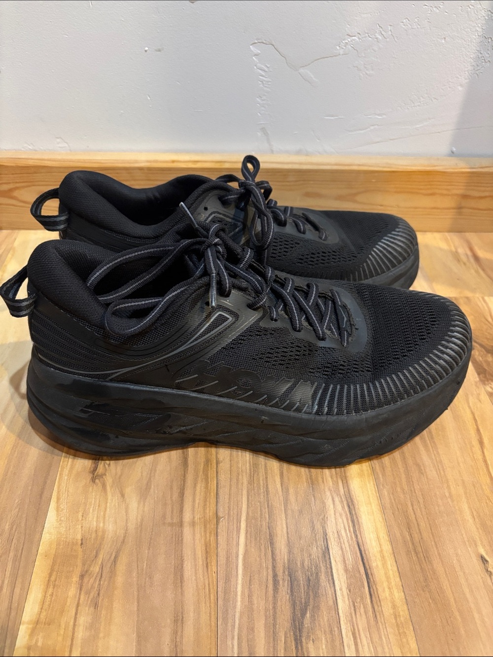 Hoka One One Women's Black Athletic Running Shoes - Picture 2 of 4